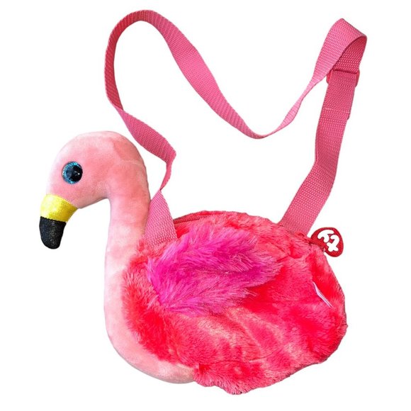 Ty Other - Flamingo Ty purse Gilda plush Pink